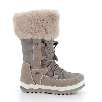 Botte gore-tex pour fille beige avec zip Botte gore-tex pour fille beige avec zip