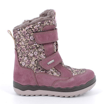 Bottillon gore-tex pour fille violet avec velcro Bottillon gore-tex pour fille violet avec velcro