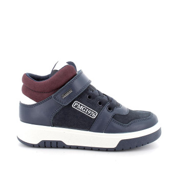 Zapato deportivo con gore-tex para niño azul con velcro Zapato deportivo con gore-tex para niño azul con velcro