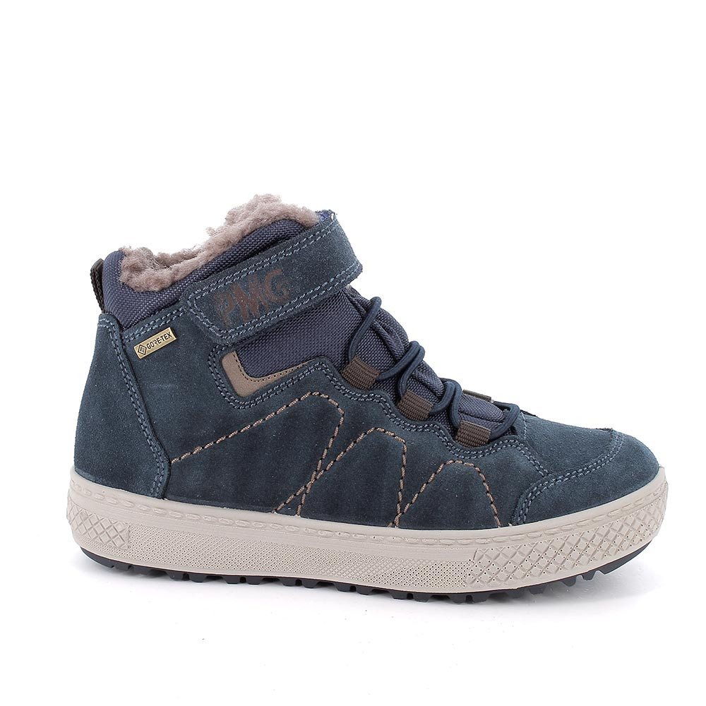 JUNGE&#x20;GORE-TEX&#x20;STIEFELETTEN&#x20;BLAU&#x20;MIT&#x20;VELCRO