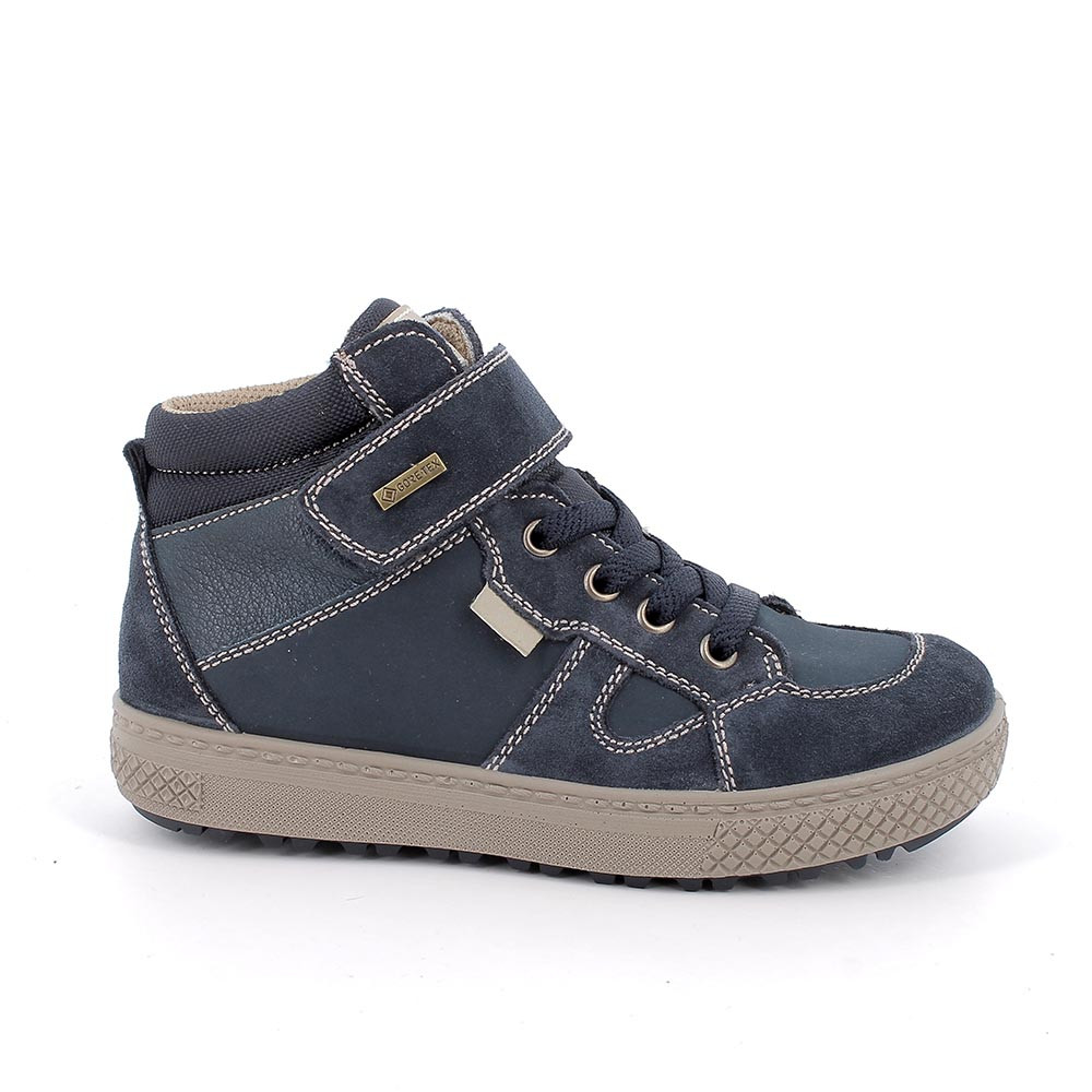 JUNGE GORE-TEX SNEAKER BLAU MIT VELCRO