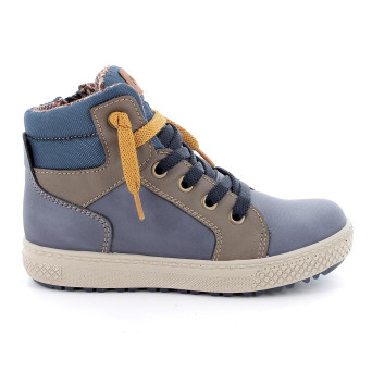 Chaussure pour garçon bleu avec zip Chaussure pour garçon bleu avec zip
