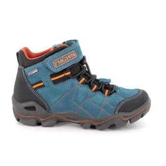 Scarponcini gore-tex da bambino turchese con strap Scarponcini gore-tex da bambino turchese con strap