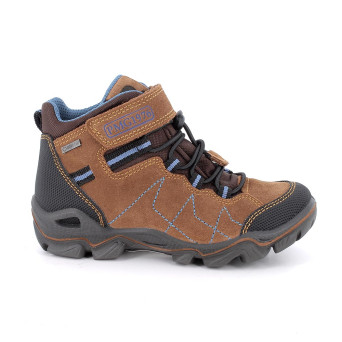 Scarponcini gore-tex da bambino marrone con strap Scarponcini gore-tex da bambino marrone con strap