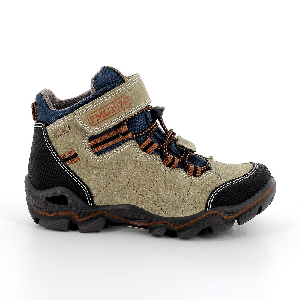 JUNGE&#x20;GORE-TEX&#x20;STIEFELETTEN&#x20;GRUEN&#x20;MIT&#x20;VELCRO