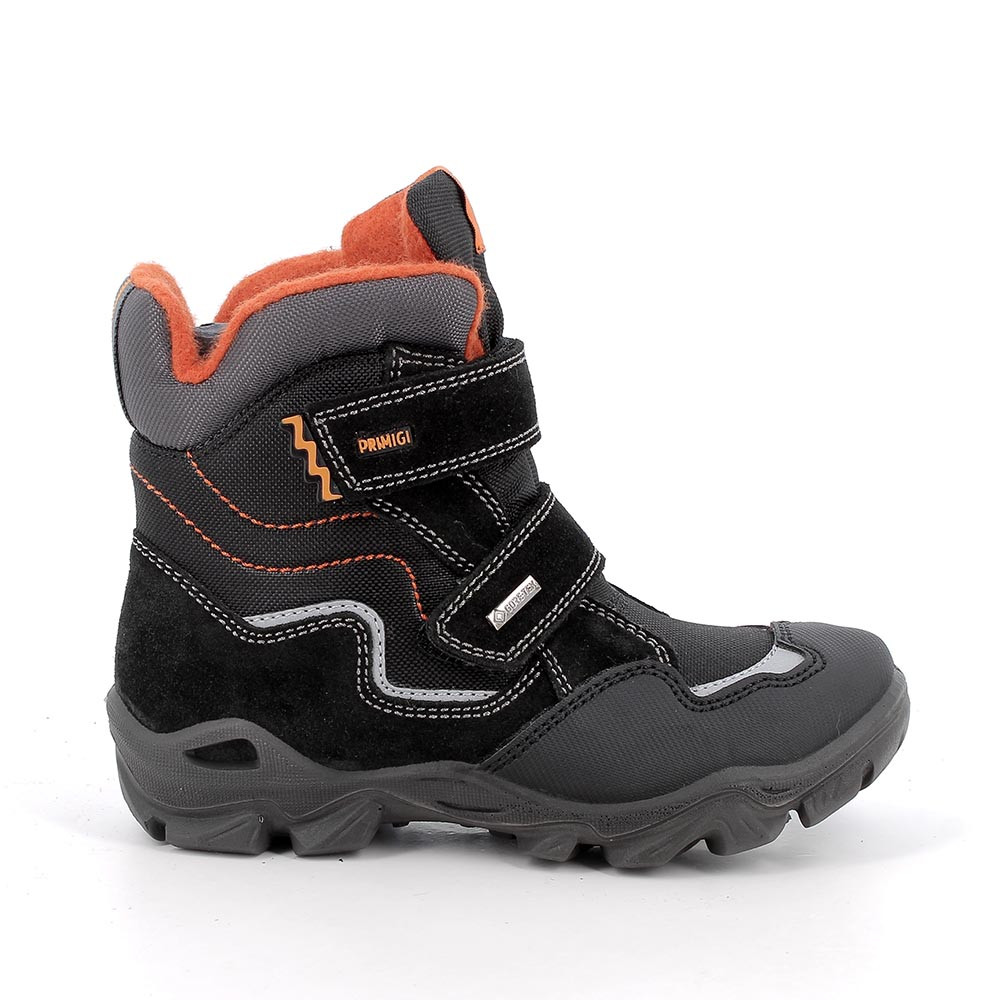 JUNGE&#x20;GORE-TEX&#x20;STIEFELETTEN&#x20;SCHWARZ&#x20;MIT&#x20;VELCRO