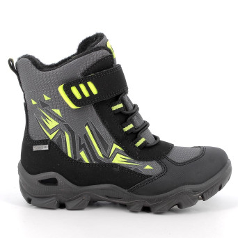 JUNGE GORE-TEX STIEFELETTEN GRAU MIT VELCRO JUNGE GORE-TEX STIEFELETTEN GRAU MIT VELCRO