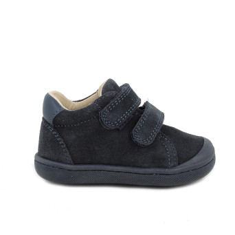 Scarpe da bambino blu con strap Scarpe da bambino blu con strap