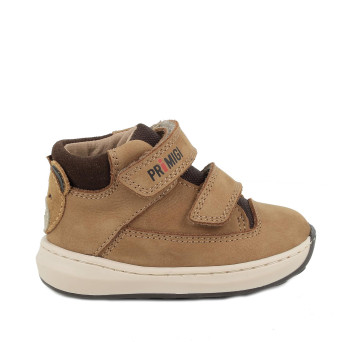 Scarpe da bambino marrone con strap Scarpe da bambino marrone con strap