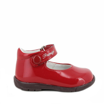 Ballerine pour fille rouge avec velcro Ballerine pour fille rouge avec velcro