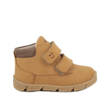 Scarpe da bambino giallo con strap Scarpe da bambino giallo con strap