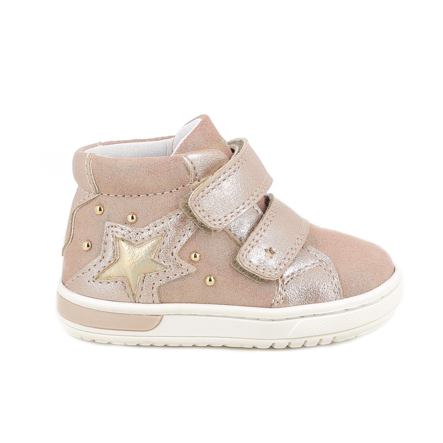 Scarpe&#x20;da&#x20;bambina&#x20;rosa&#x20;e&#x20;beige&#x20;con&#x20;strap
