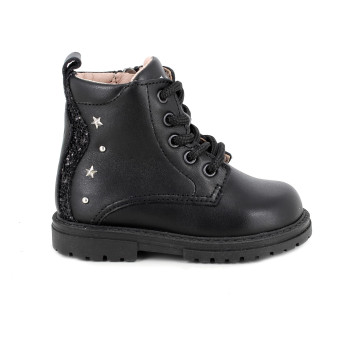 Boots for girls black with zip Boots for girls black with zip