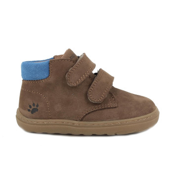 Chaussure pour garçon brun avec velcro Chaussure pour garçon brun avec velcro
