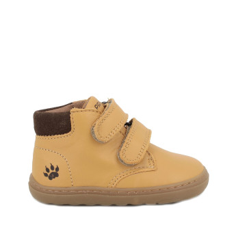 Scarpe da bambino giallo con strap Scarpe da bambino giallo con strap