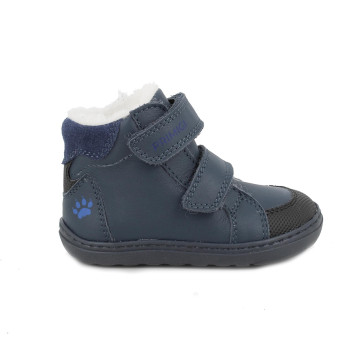 Scarpe da bambino blu con strap Scarpe da bambino blu con strap