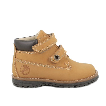 Scarponcini da bambino giallo con strap Scarponcini da bambino giallo con strap