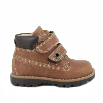 Scarponcini da bambino marrone con strap Scarponcini da bambino marrone con strap