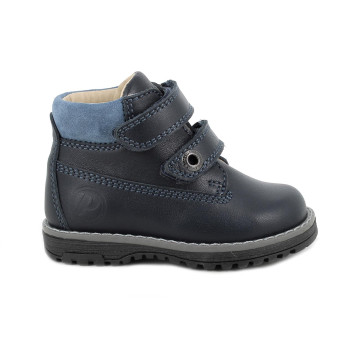 Scarponcini da bambino blu con strap Scarponcini da bambino blu con strap