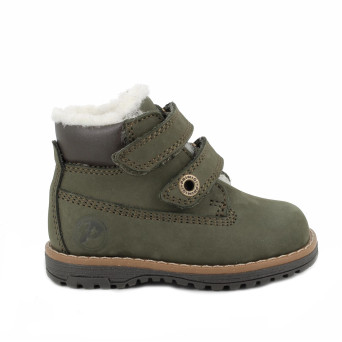 Scarponcini da bambino verde con strap Scarponcini da bambino verde con strap