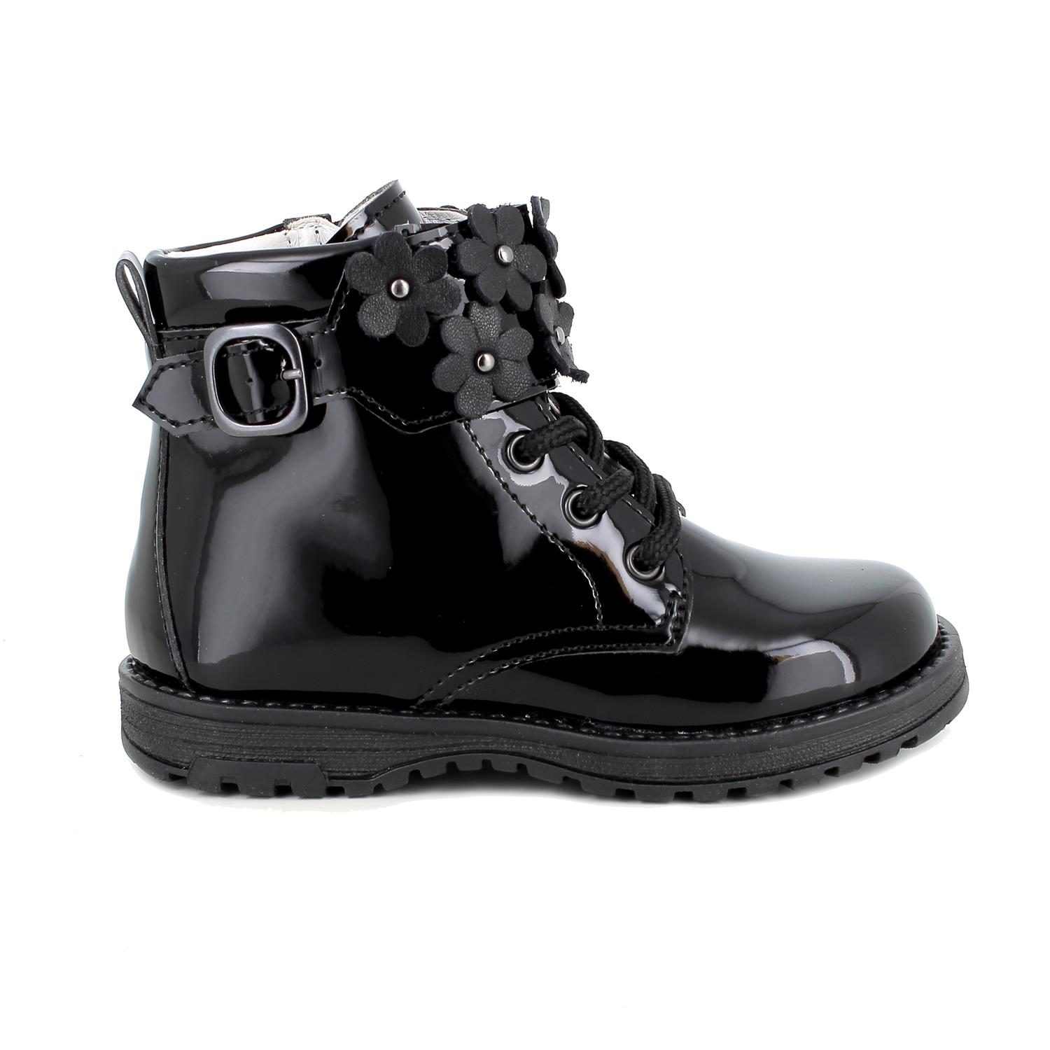 Anfibi&#x20;da&#x20;bambina&#x20;nero&#x20;con&#x20;zip