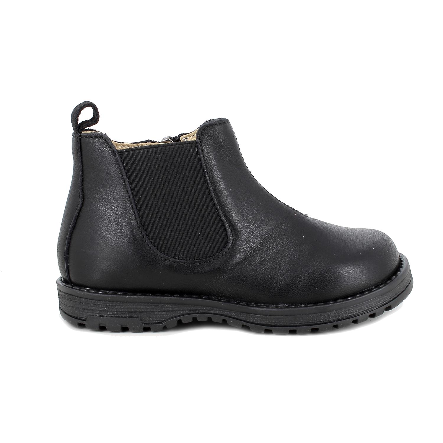 JUNGE&#x20;STIEFELETTE&#x20;SCHWARZ&#x20;MIT&#x20;ZIP