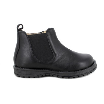 Stivaletti da bambino nero con zip Stivaletti da bambino nero con zip