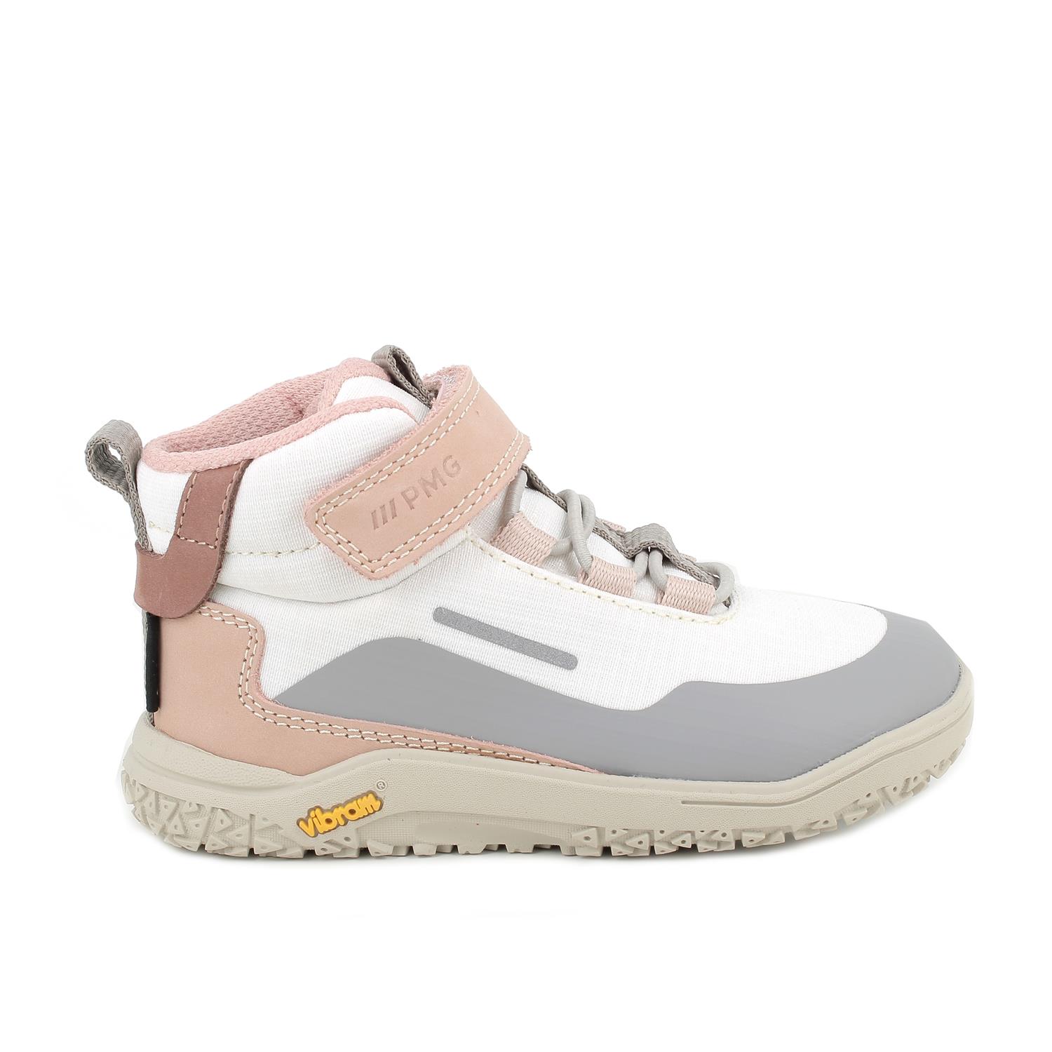 Sneakers&#x20;da&#x20;bambina&#x20;bianco&#x20;e&#x20;grigio&#x20;con&#x20;strap