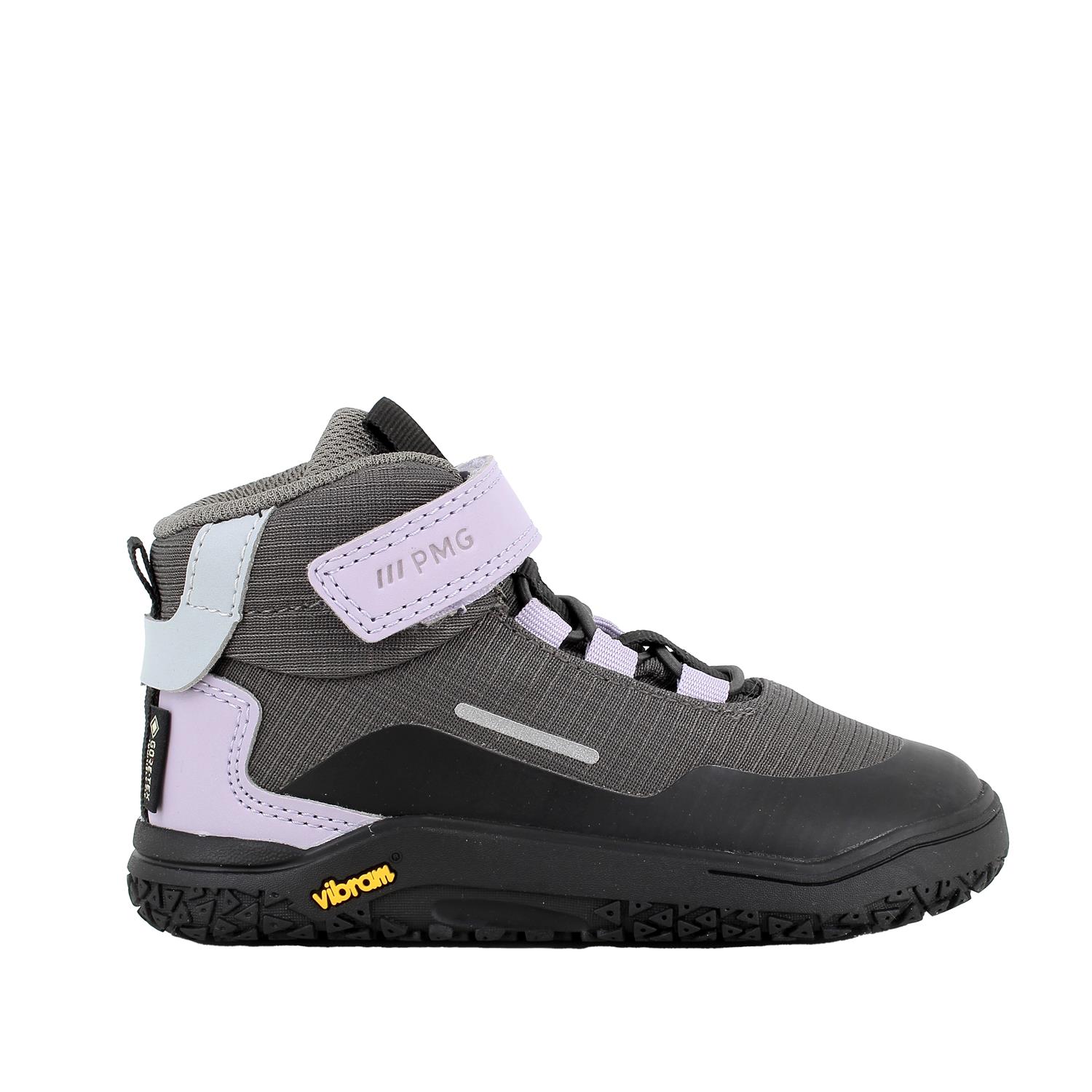 M&#xC4;DCHEN&#x20;SNEAKER&#x20;GRAU&#x20;UND&#x20;VIOLETT&#x20;MIT&#x20;VELCRO