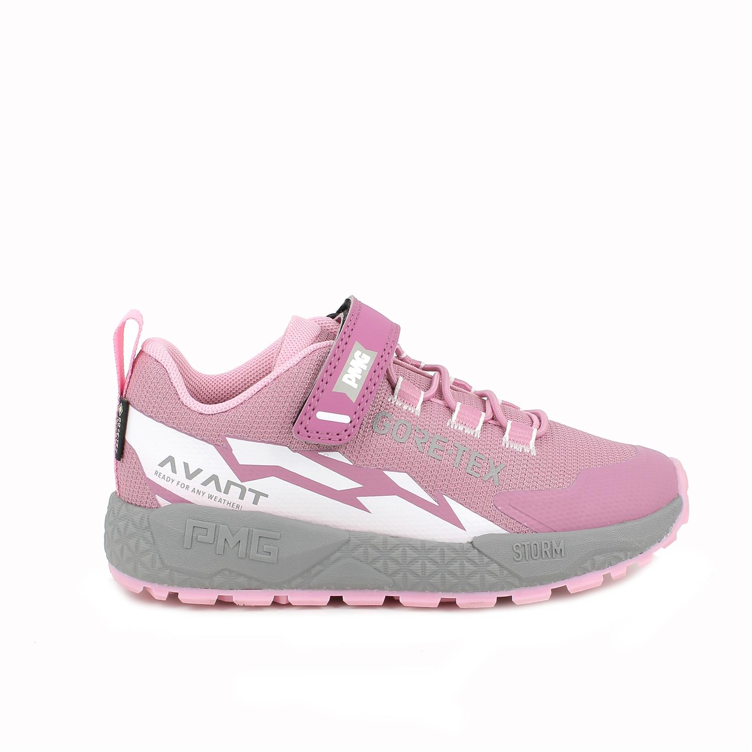 Sneakers&#x20;gore-tex&#x20;da&#x20;bambina&#x20;rosa&#x20;con&#x20;strap