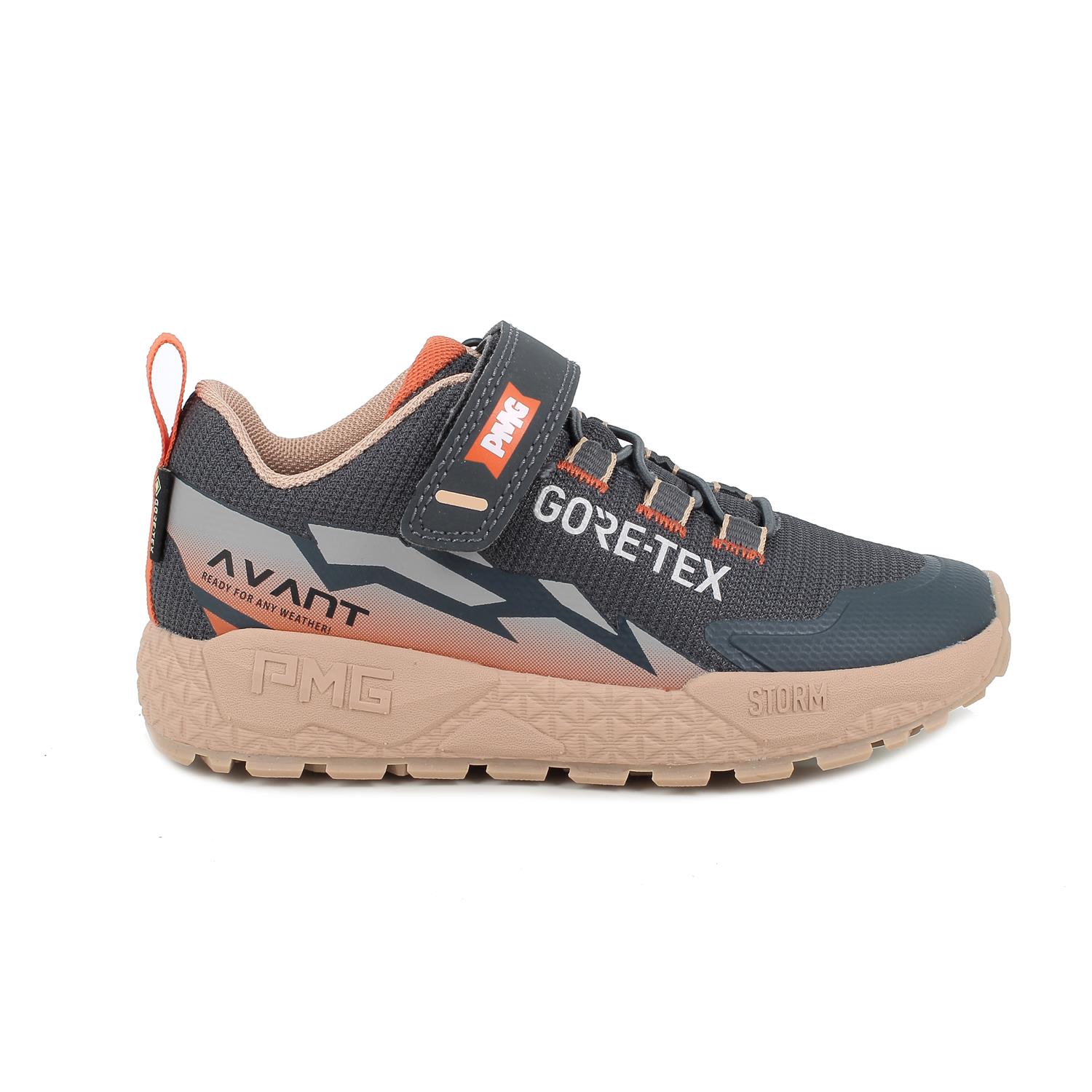 Zapato&#x20;deportivo&#x20;con&#x20;gore-tex&#x20;para&#x20;ni&#xF1;o&#x20;gris&#x20;con&#x20;velcro