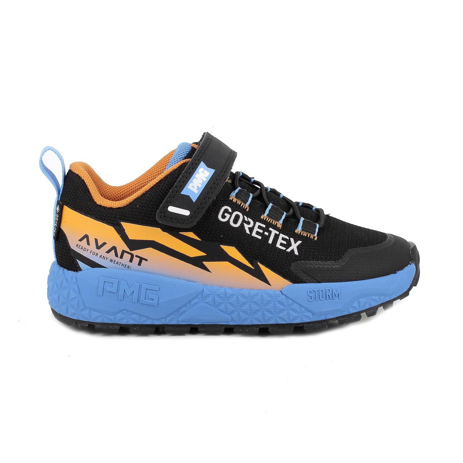 Zapato&#x20;deportivo&#x20;con&#x20;gore-tex&#x20;para&#x20;ni&#xF1;o&#x20;negro&#x20;con&#x20;velcro