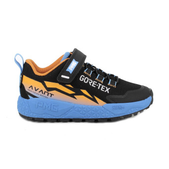 Sneakers gore-tex da bambino nero con strap Sneakers gore-tex da bambino nero con strap