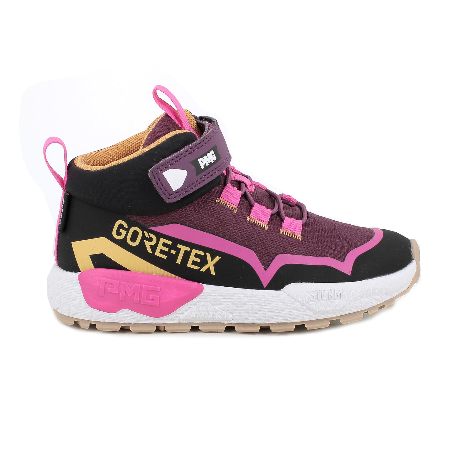 Sneakers&#x20;gore-tex&#x20;da&#x20;bambina&#x20;viola&#x20;e&#x20;bord&#xF2;&#x20;con&#x20;strap