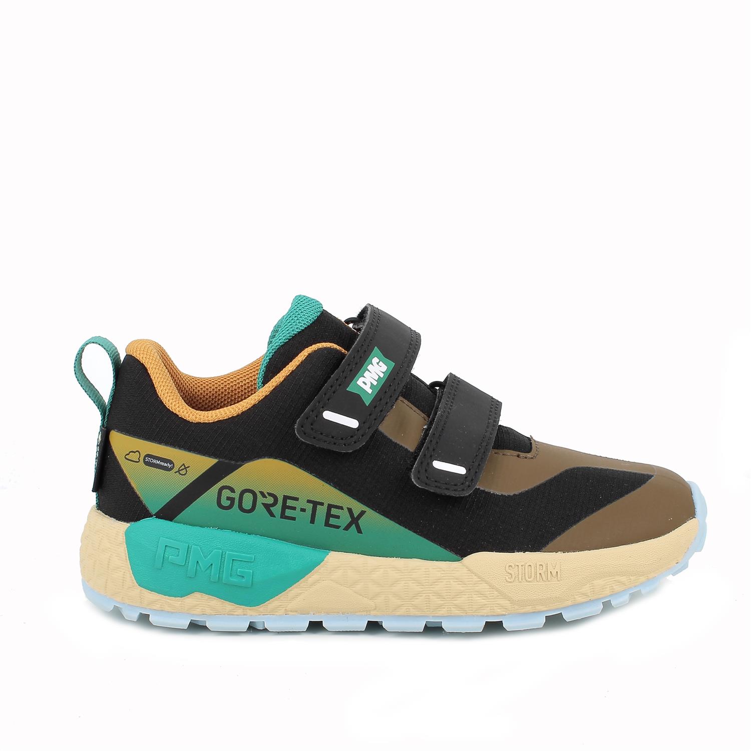 JUNGE&#x20;GORE-TEX&#x20;SNEAKER&#x20;SCHWARZ&#x20;UND&#x20;BRAUN&#x20;MIT&#x20;VELCRO