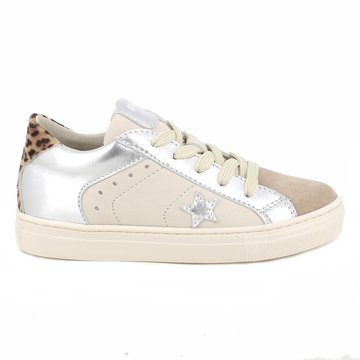 Sneakers&#x20;da&#x20;bambina&#x20;beige&#x20;con&#x20;zip