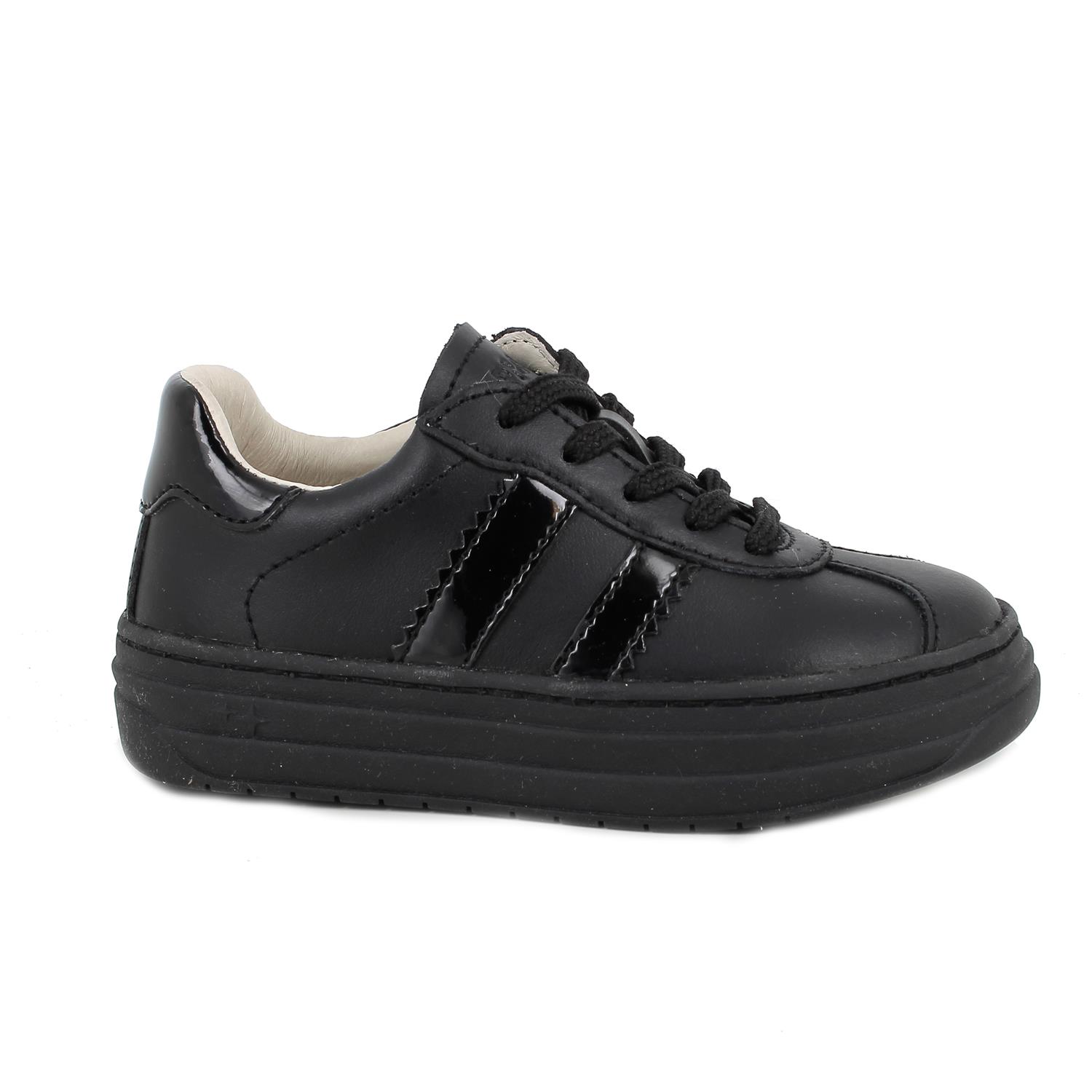 Sneakers&#x20;da&#x20;bambina&#x20;nero&#x20;con&#x20;zip