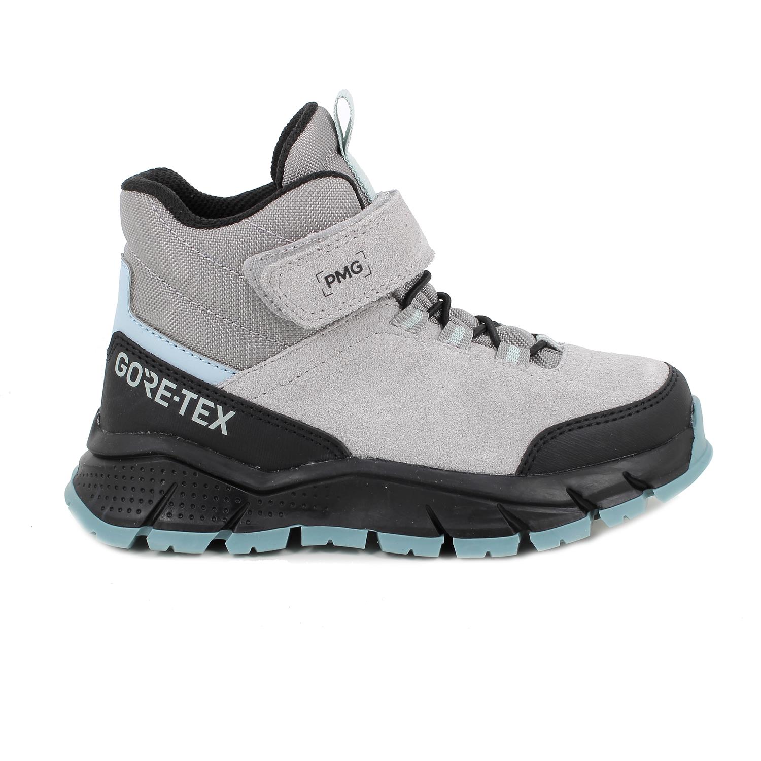 Bottillon gore-tex pour garçon gris avec velcro