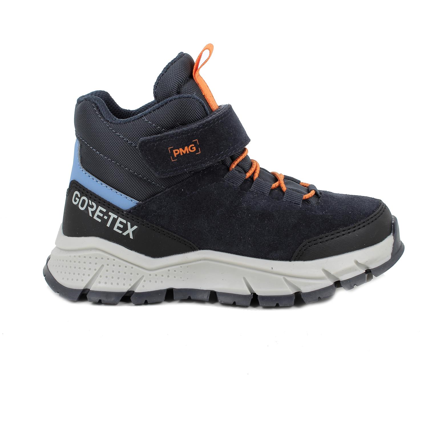 JUNGE&#x20;GORE-TEX&#x20;STIEFELETTEN&#x20;BLAU&#x20;MIT&#x20;VELCRO