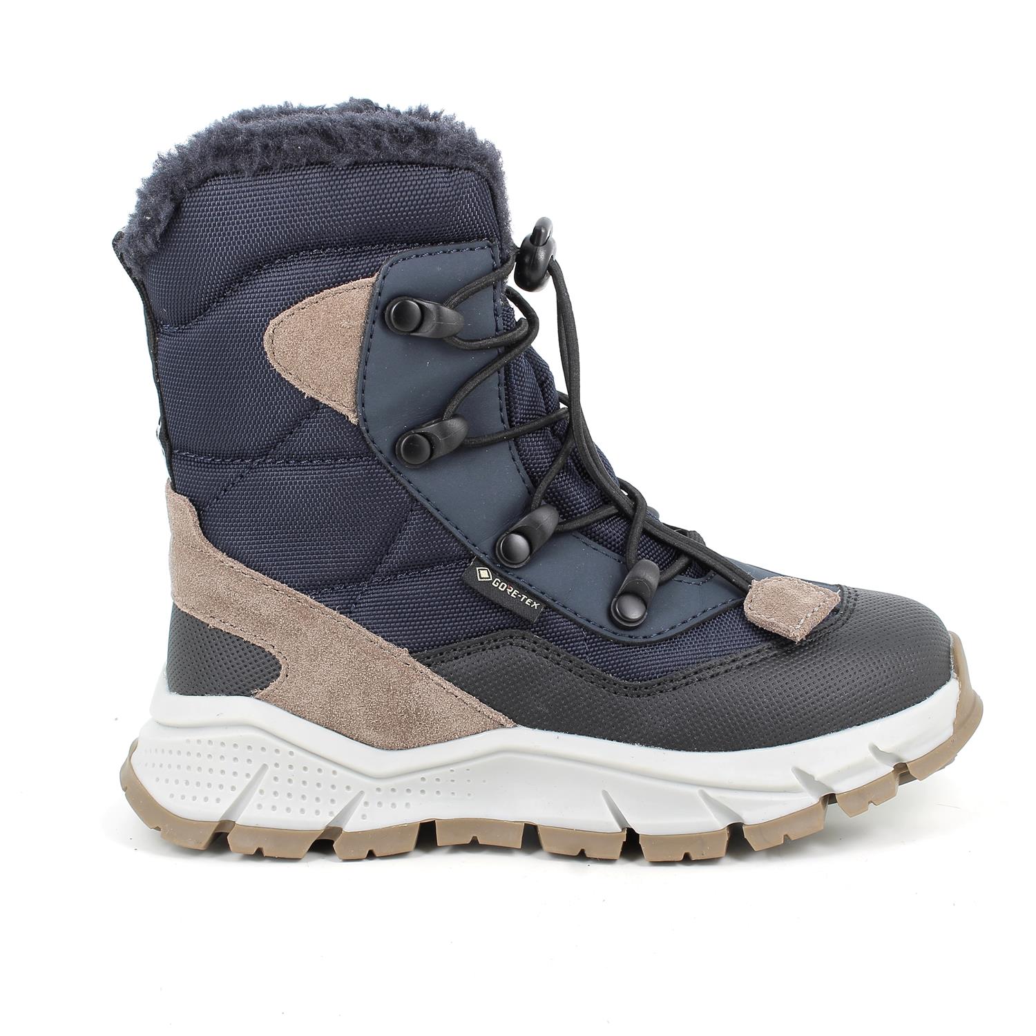 Stivaletti&#x20;gore-tex&#x20;da&#x20;bambino&#x20;blu&#x20;con&#x20;elastico