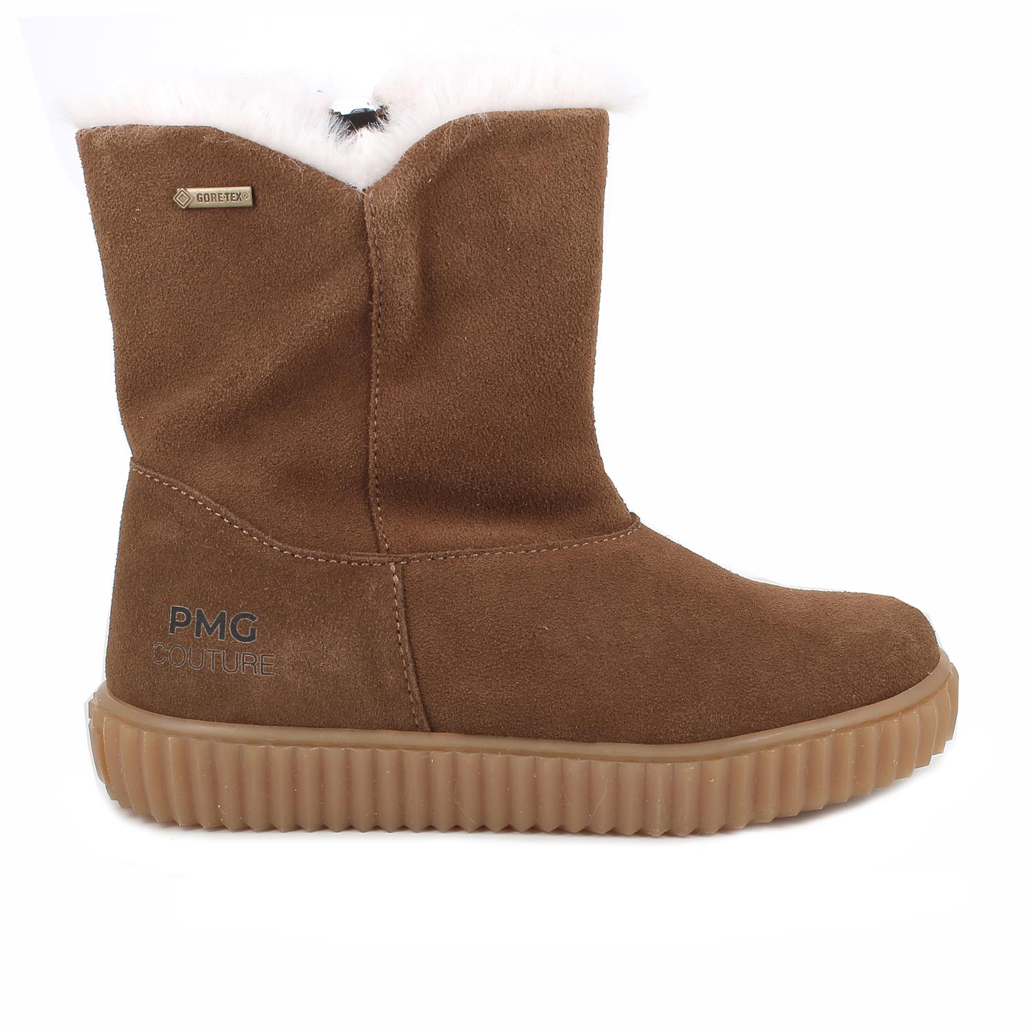 Stivaletti&#x20;gore-tex&#x20;da&#x20;bambina&#x20;marrone&#x20;con&#x20;zip