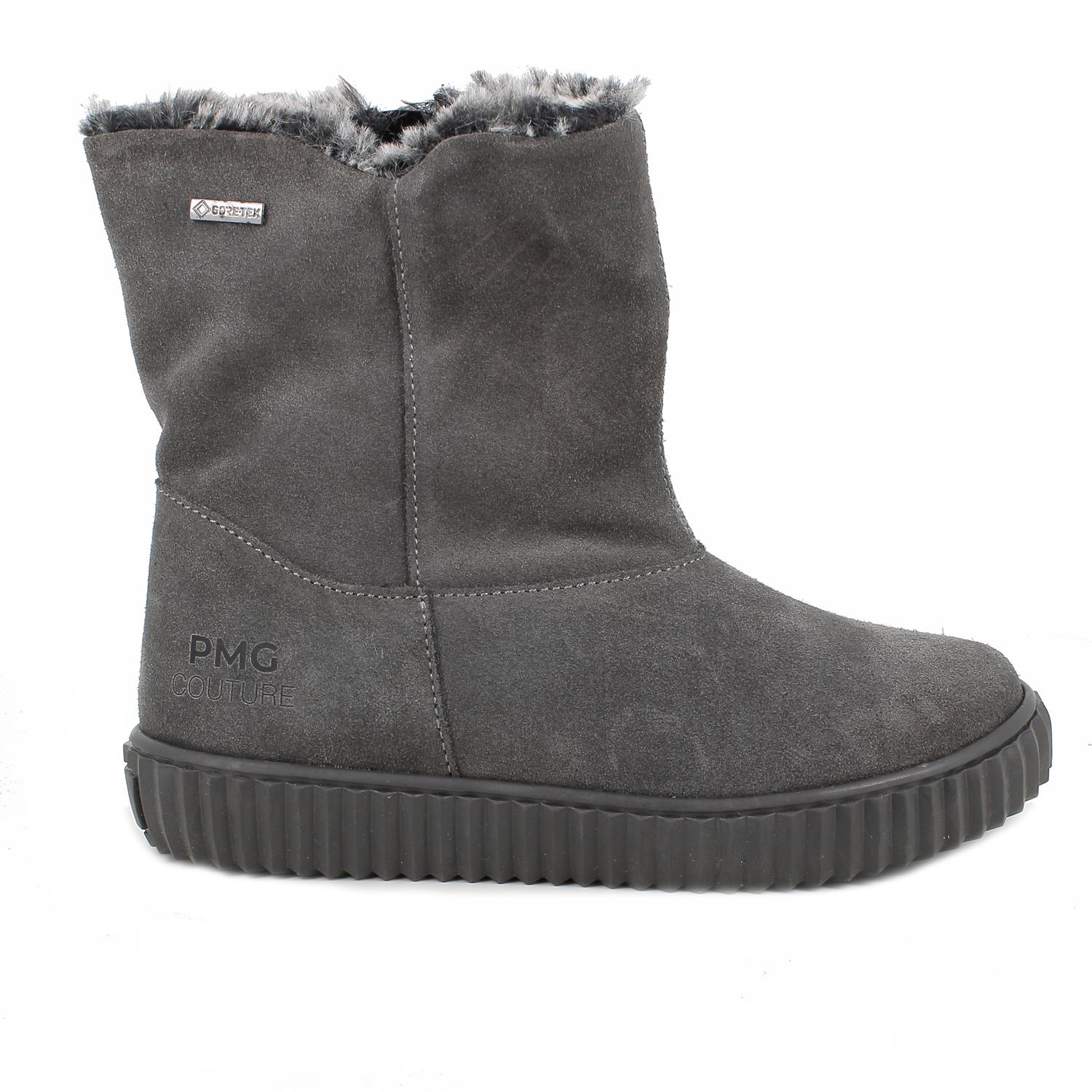 Stivaletti&#x20;gore-tex&#x20;da&#x20;bambina&#x20;grigio&#x20;con&#x20;zip