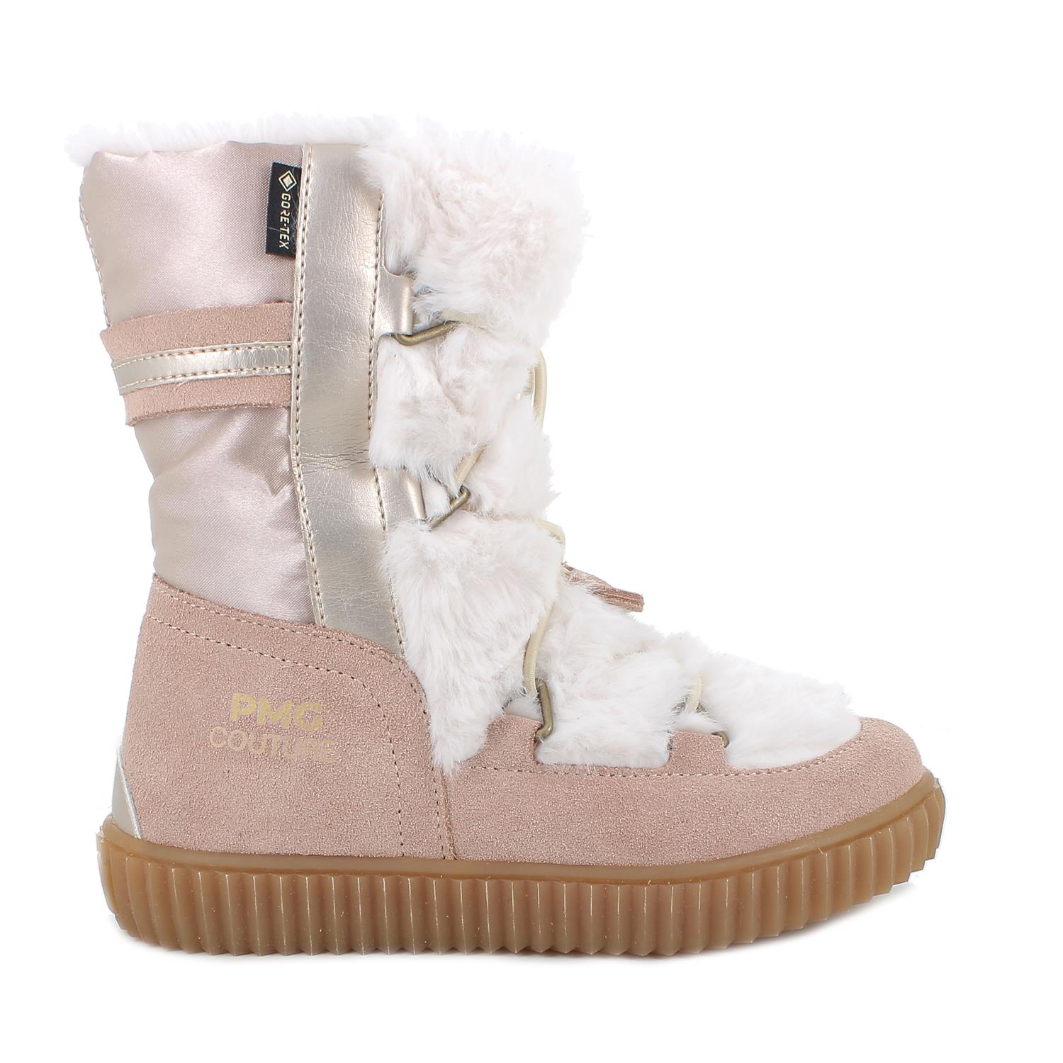Stivaletti&#x20;gore-tex&#x20;da&#x20;bambina&#x20;rosa&#x20;con&#x20;zip