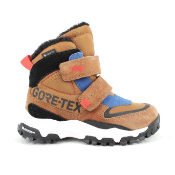 Botines con gore-tex para niño marron con velcro Botines con gore-tex para niño marron con velcro