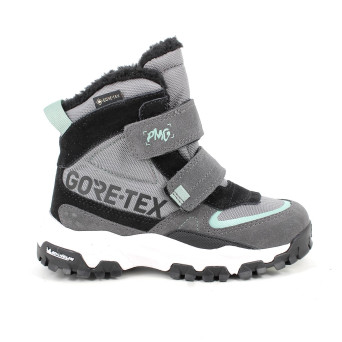Botines con gore-tex para niño gris con velcro Botines con gore-tex para niño gris con velcro