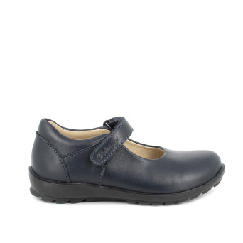 Ballerine pour fille bleu avec velcro Ballerine pour fille bleu avec velcro