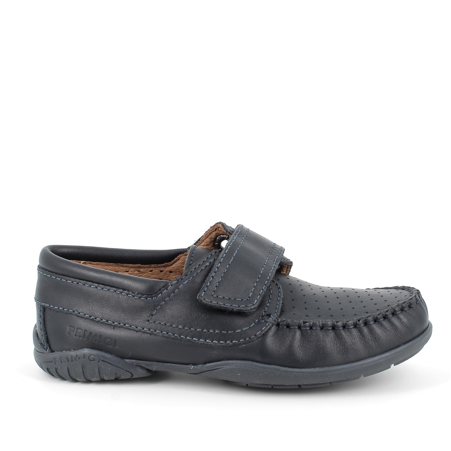 JUNGE&#x20;MOKASSIN&#x20;BLAU&#x20;MIT&#x20;VELCRO