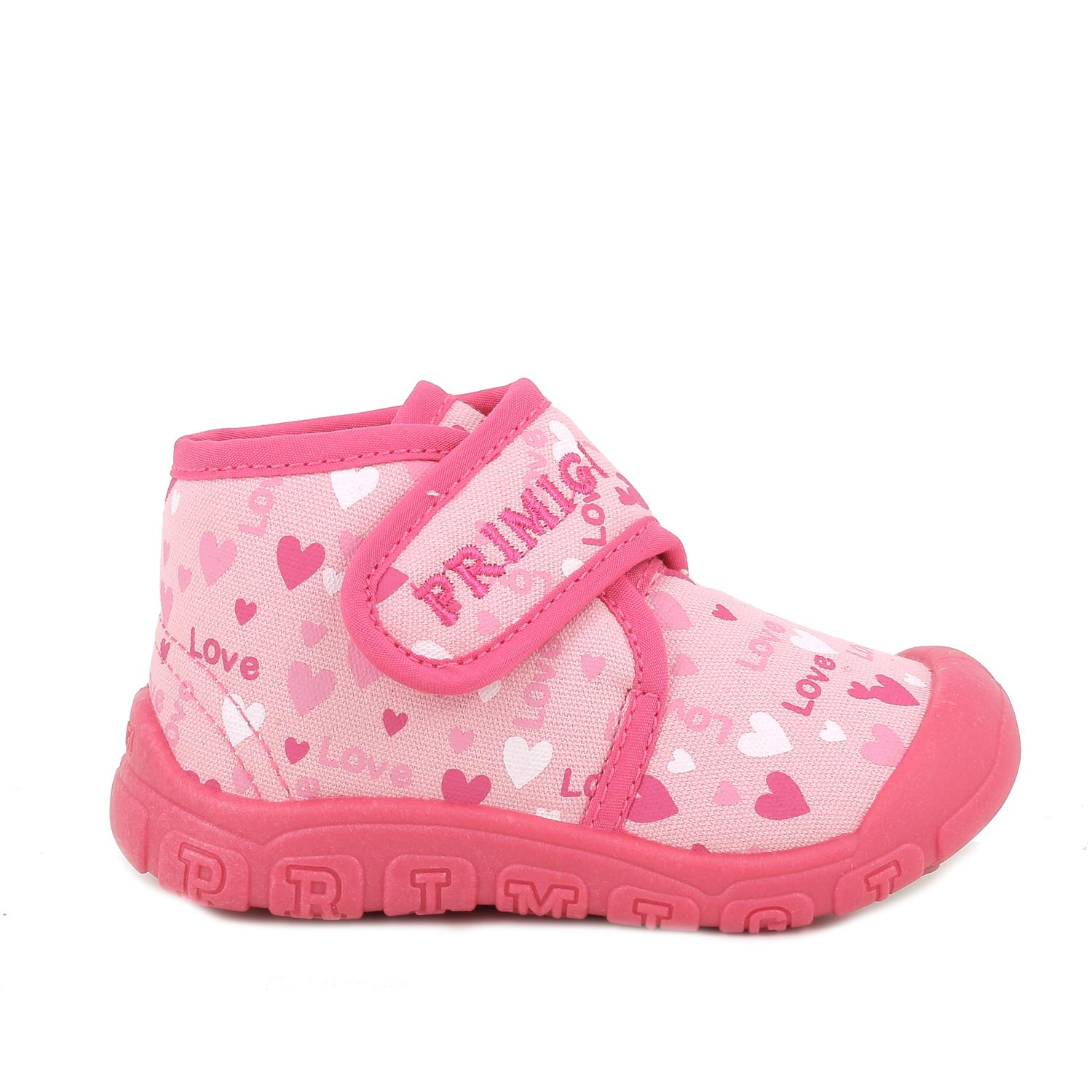 Pantofole&#x20;primi&#x20;passi&#x20;da&#x20;bambina&#x20;rosa&#x20;con&#x20;strap