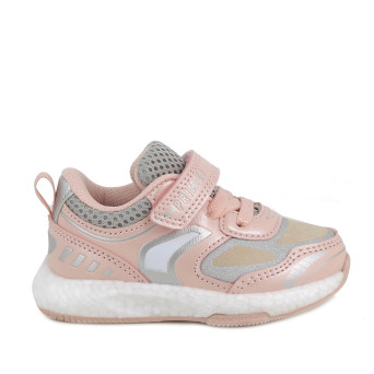 Sneaker pour fille rose avec velcro Sneaker pour fille rose avec velcro