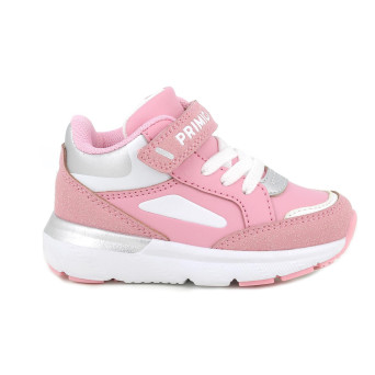 Sneaker pour fille rose avec velcro Sneaker pour fille rose avec velcro